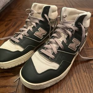 AIME LEON DORE NEW BALANCE 650R; GREEN CREAM AND WHITE US 10.5